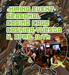 Casino hiring event